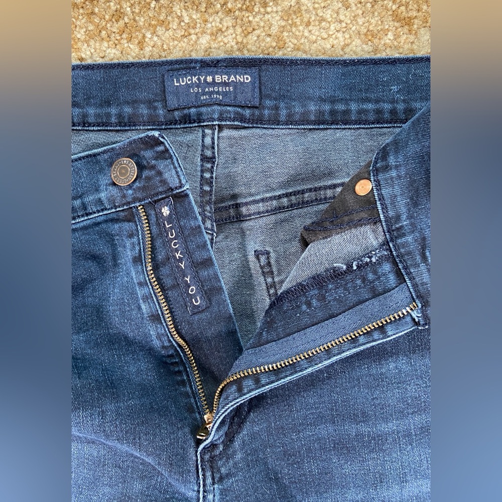 Lucky Brand High Rise Bridgette Skinny Jeans Dark Wash Size 10/30